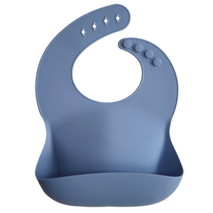 Silikon Lätzchen Powder Blue