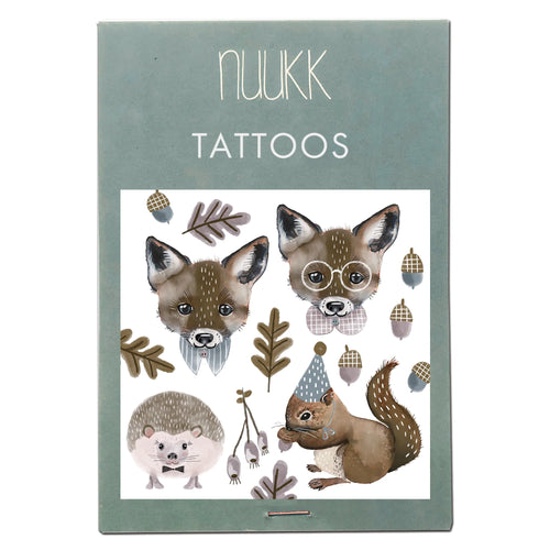 Bio Tattoo Fuchs & Eichhörnchen