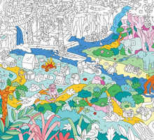 Laden Sie das Bild in den Galerie-Viewer, Großes Ausmalposter Jungle
