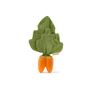 Kuscheltuch mit Beißring Karotte "Cathy Carrot Mini Doudou"