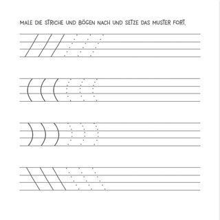 Schwungübungen ab 4 Jahren – Konfettiwolke