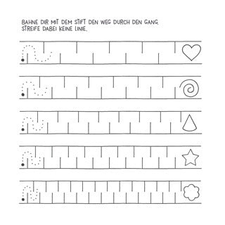 Schwungübungen ab 4 Jahren – Konfettiwolke
