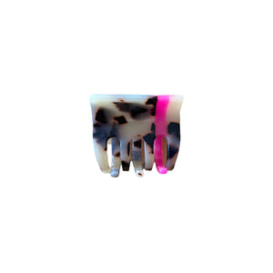 Haarklammer Leo/neonpink klein