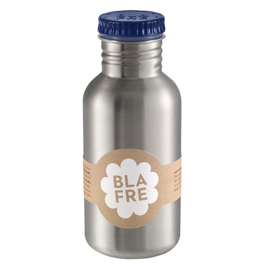 Edelstahl Trinkflasche 500 ml navy