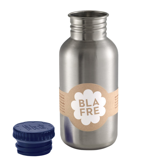 Edelstahl Trinkflasche 500 ml navy