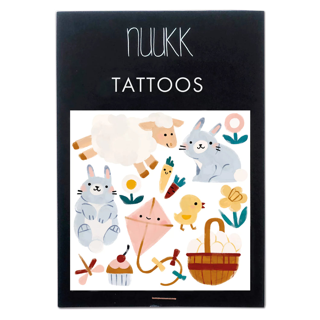 Bio Tattoo Frühlingstiere