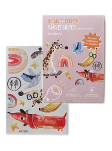 Reflektierende Bügelbilder "Kunterbunt"