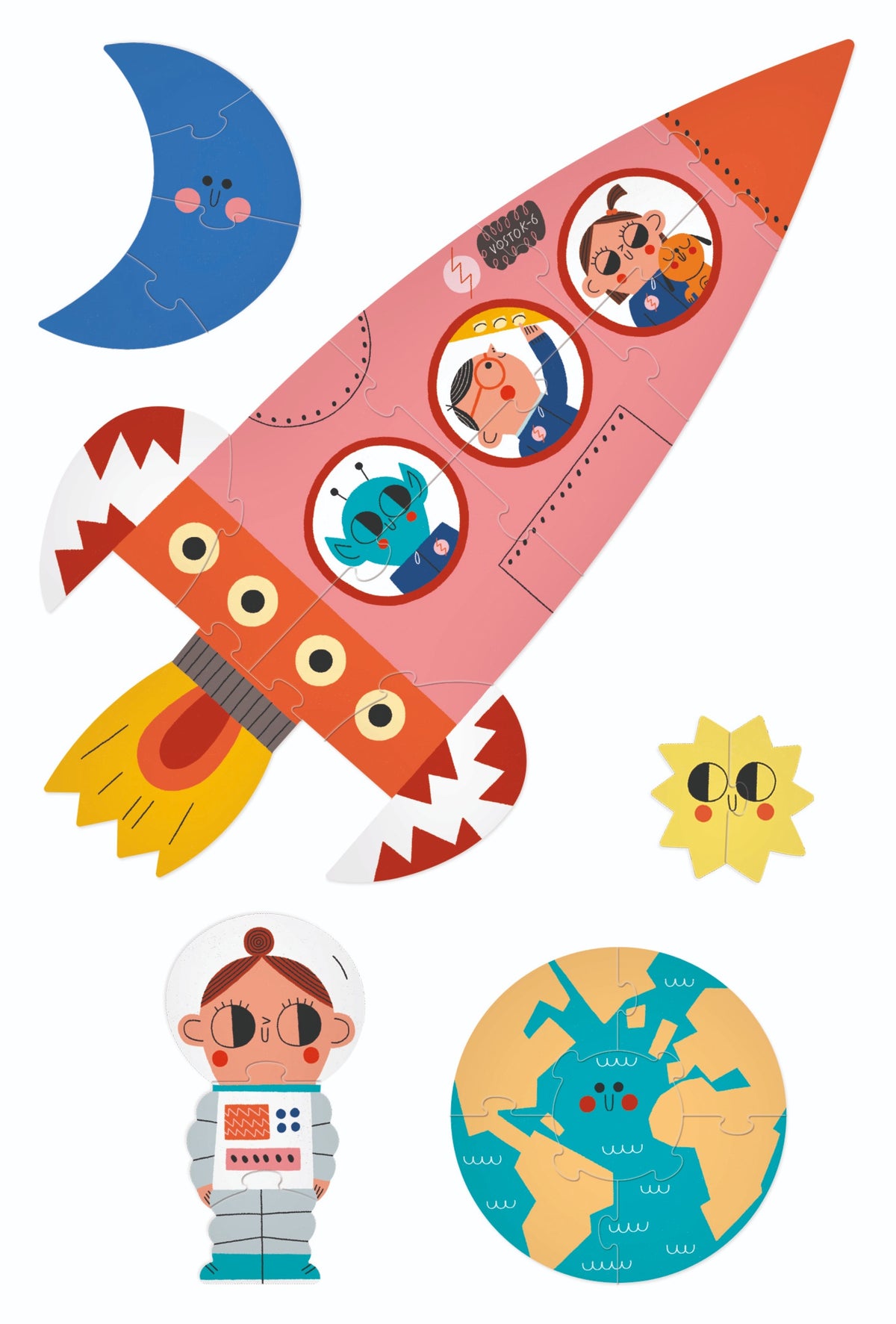 Valentina in Space Puzzle