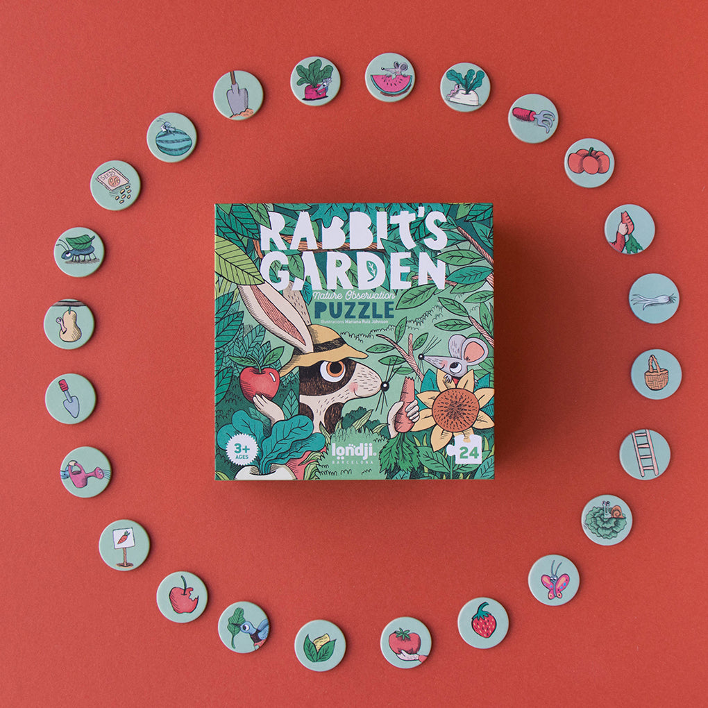Rabbit´s Garden 24-teiliges Puzzle