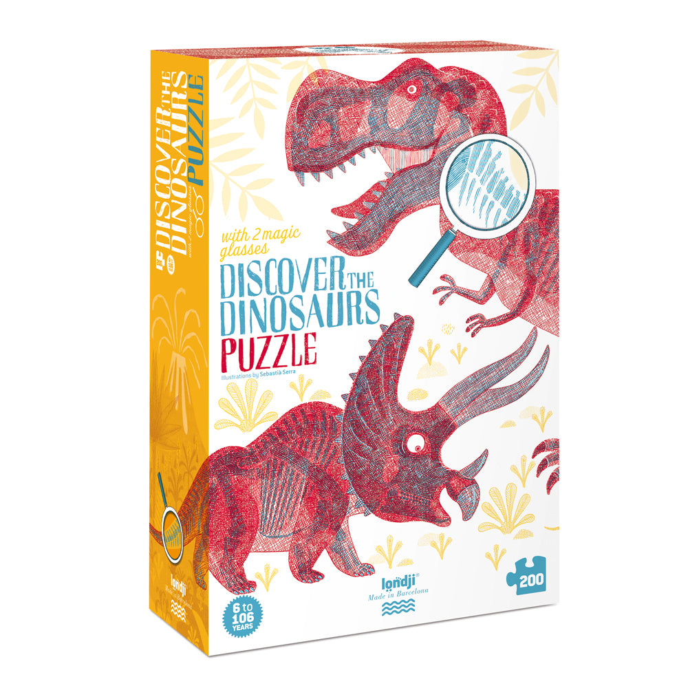 Discover the Dinosaurs 200-teiliges Puzzle