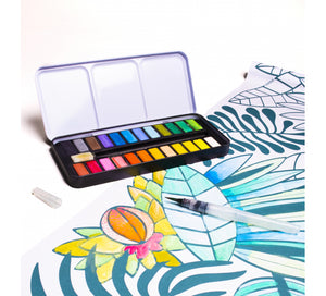 Aquarell-Farben