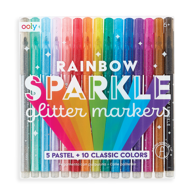 Rainbow Sparkle Glitter Stifte