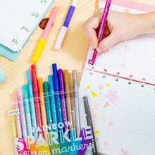 Laden Sie das Bild in den Galerie-Viewer, Rainbow Sparkle Glitter Stifte