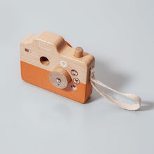 Laden Sie das Bild in den Galerie-Viewer, Fotokamera Holz Orange