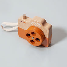 Laden Sie das Bild in den Galerie-Viewer, Fotokamera Holz Orange