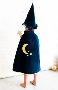 Zauberer Kostüm blau
