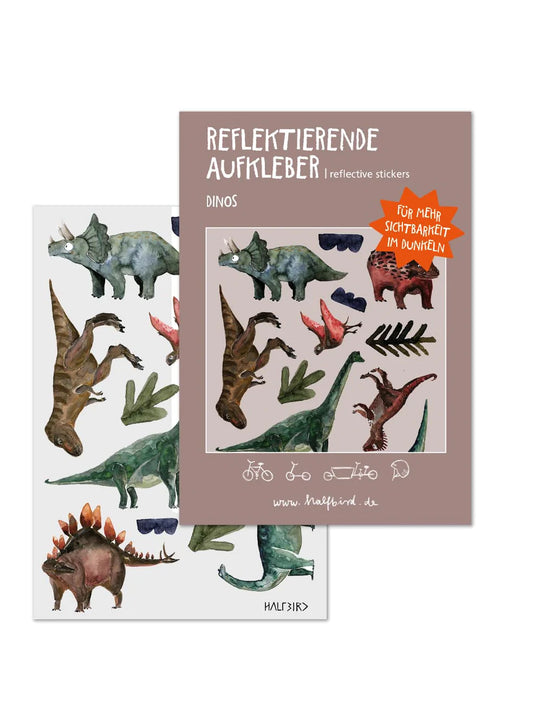 Reflektierende Sticker Set "Dino"