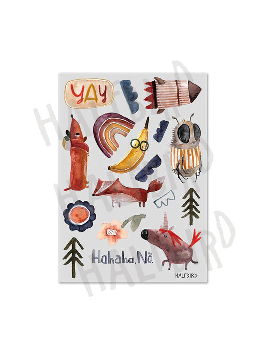 Reflektierende Sticker Set "Allerlei"
